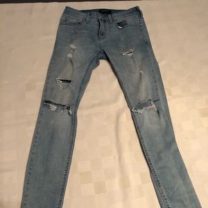 Pacsun ripped skinny jeans, active stretch, 29x30